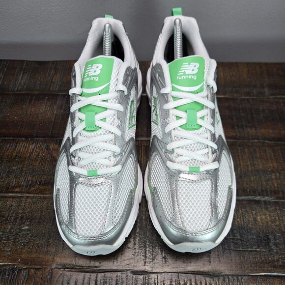 NEW New Balance 530 Womens Size 8 D Running Shoes U530APL White Green - Picture 2 of 12